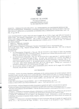 Verbale - Comune di Angri