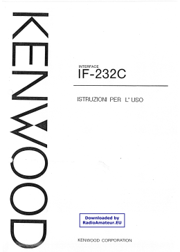 Kenwood - IF-232C Manuale d`uso