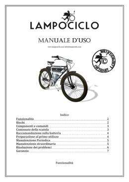 LAMPOCICLO OEM Manuale d`uso rev 9 IT