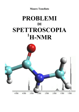PROBLEMI SPETTROSCOPIA H-NMR