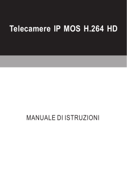Telecamere IP MOS H.264 HD