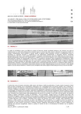 Page 1 giacomo airaldi architetto | sinapsi_architettura via l.sollai 29