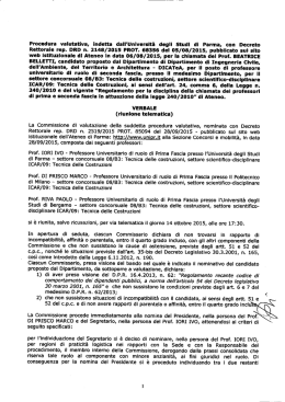 Verbale del 14/10/2015 - Università degli Studi di Parma