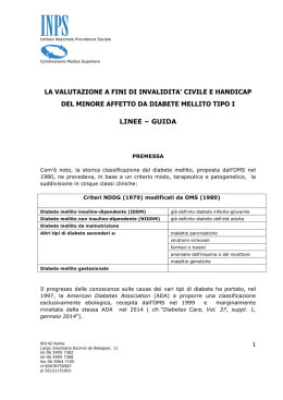 Linee guida - Diabete Italia