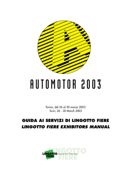 lingotto fiere - Automotor 2003