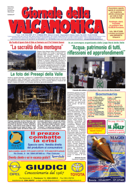 GdV n. 2 del 2010 - giornale valcamonica