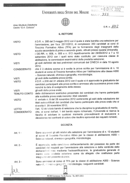 allegato n. 1 - Albo di Ateneo - Università degli Studi del Molise