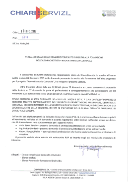 Verbale RUP esame domande albo progettisti