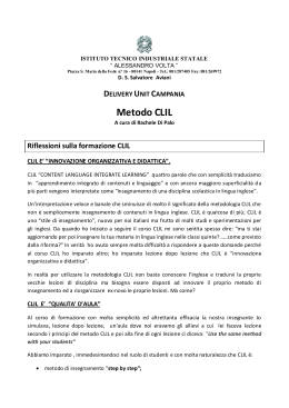 METODO CLIL ITI VOLTA NAPOLI