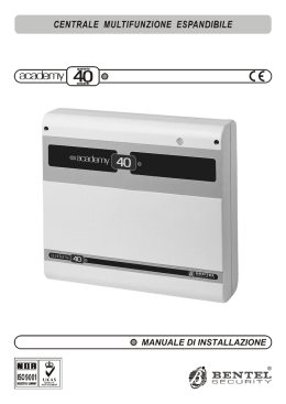 scarica il manuale - Antifurti Anpel Milano