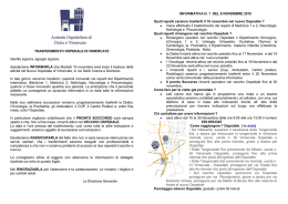 il primo volantino informativo - Comune di Cavenago di Brianza