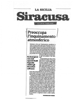 ` Preoccupa - Confindustria Siracusa