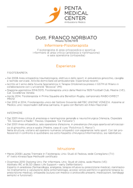 Scarica il curriculum