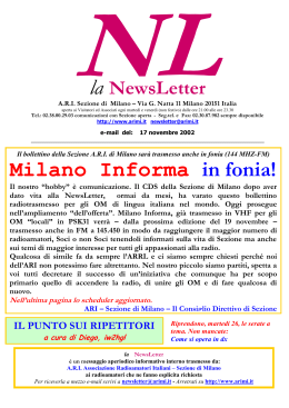 Milano Informa in fonia