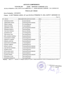 Scuola Primaria G. Del Curto - Istituto Comprensivo Don Milani