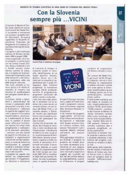 VICINI -Notiziario Comune Mereto di Tomba ()