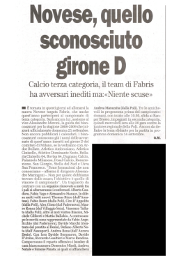 Novese, quello sconosciuto girone D