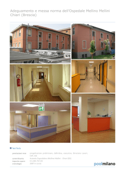 Scheda PDF &ndash; Ospedale Mellino Mellini