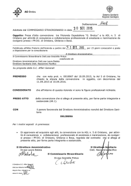 Deliberazione n.1708 del 30/09/2015