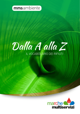 Il Vocabolario dei rifiuti
