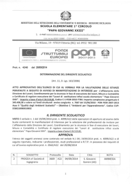 SCUOLA ELEMENTARE 1&deg; CIRCOLO
