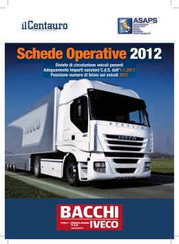 Schede Operative 2012