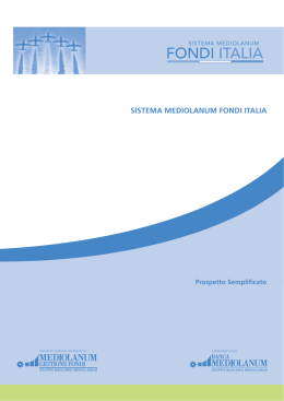 SISTEMA MEDIOLANUM FONDI ITALIA