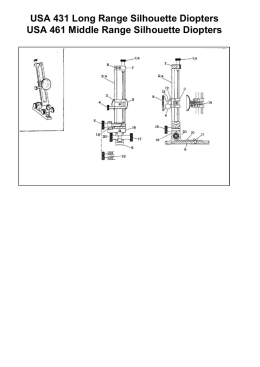 USA 431 Long Range Silhouette Diopters USA 461 Middle Range