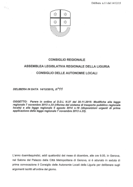 Delibera n.11