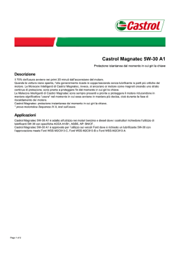 Page 1 &Eacute;-Gastrol / __ Castrol Magnatec 5W