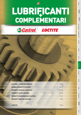 lubrificanti - Bergamaschi