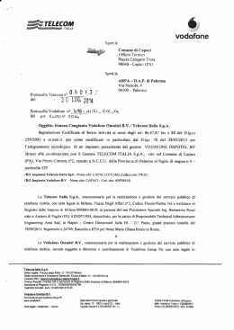 Vodafone/Telecom - Comune di Capaci