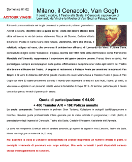 Domeni°a°`-OZ Milano, il Cenacolo, Van Gogh