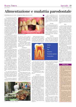 Alimentazione e malattia parodontale