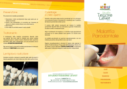 Malattia Parodontale - Studio Dentistico Tessore Levet