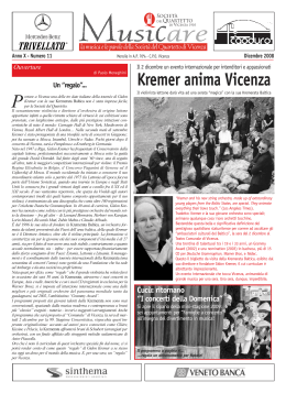 Dicembre - Società del Quartetto di Vicenza