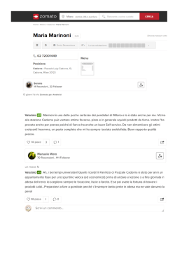 Recensioni ZOMATO