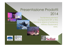 Presentazione Prodotti 2014 OTTOBRE