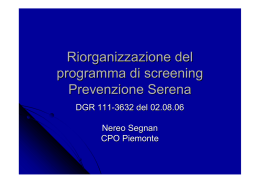 L`esperienza della regione Piemonte per la regolamentazione dell