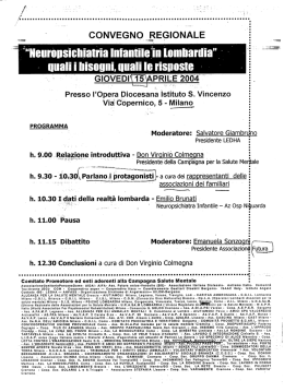 neuropsichiatria infantile in lombarida