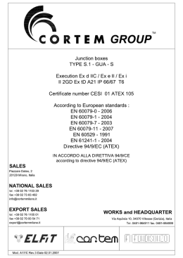 S.1 - C.M.C. Antideflagranti S.r.l.