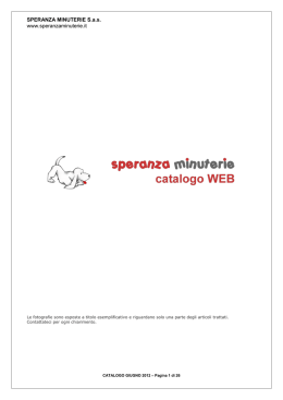 Scarica il nosto catalogo