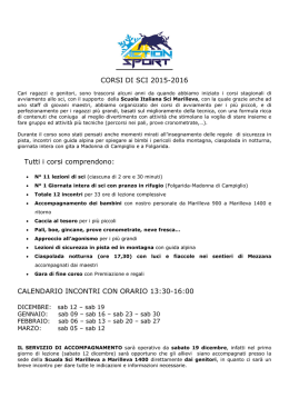 corso action sport 15.16 - Scuola Italiana Sci Marilleva