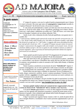 N&deg;4 LUGLIO-AGOSTO  - Club Campeggiatori Nino D`Onghia