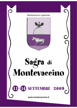 "Sagra di Montevaccino 2008" ()