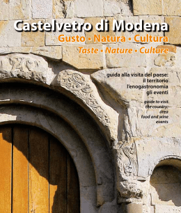 GUIDA Castelvetro di Modena