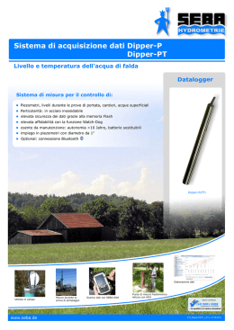 Sistema di acquisizione dati Dipper-P Dipper-PT