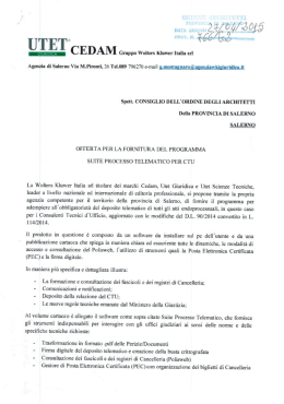 Leggi la convenzione - Ordine degli Architetti PPC della Provincia di