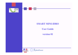 SMART MINI-IDRO User Guide version 01