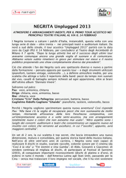 NEGRITA Unplugged 2013